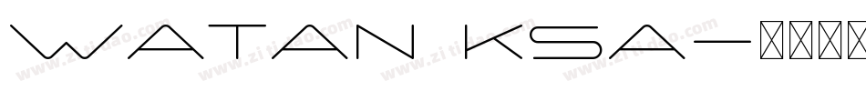 Watan KSa字体转换